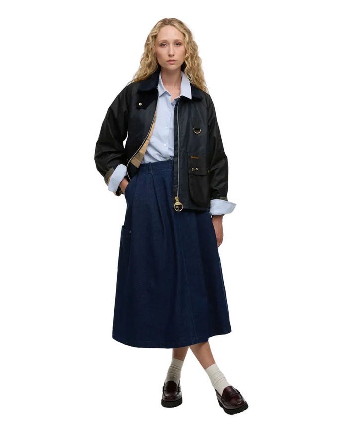 Barbour Kearton Wax - Royal Navy/Black/Dress Tartan