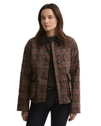 Barbour Louden Quilted Jacket - Muted Tartan