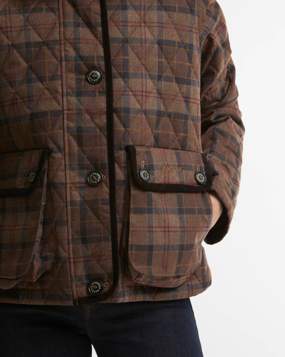 Barbour Louden Quilted Jacket - Muted Tartan
