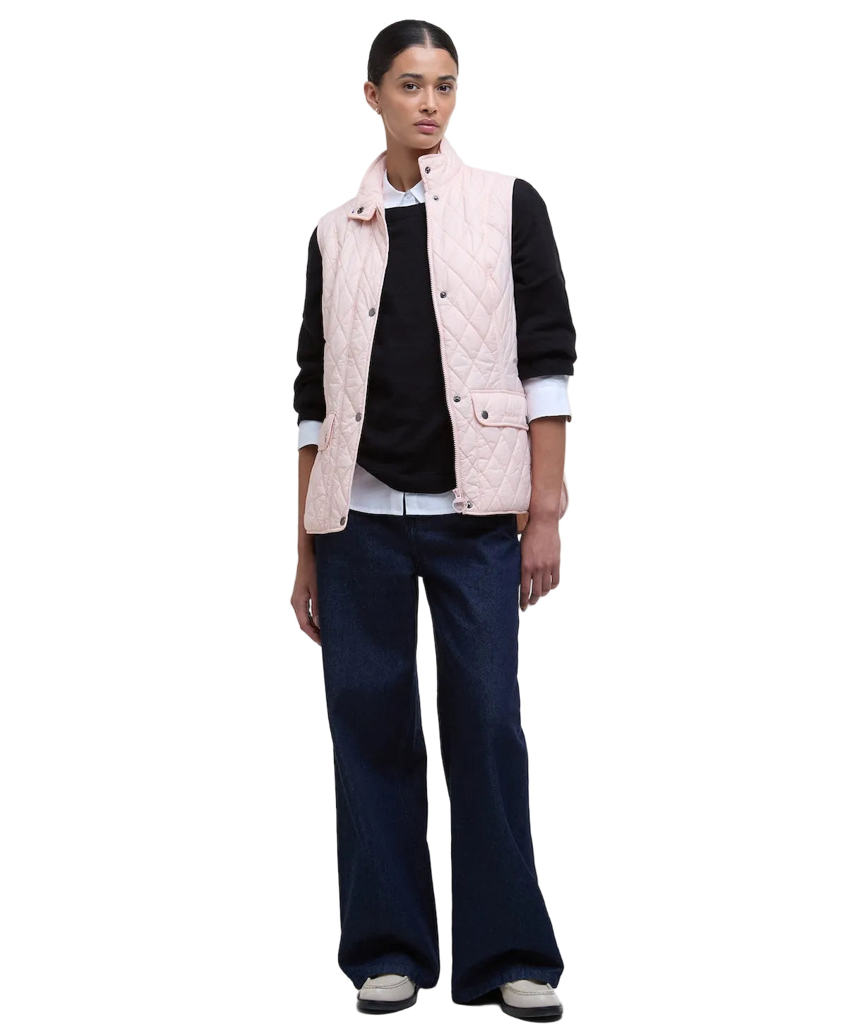 Barbour Otterburn Quilted Gilet - Primrose Pink