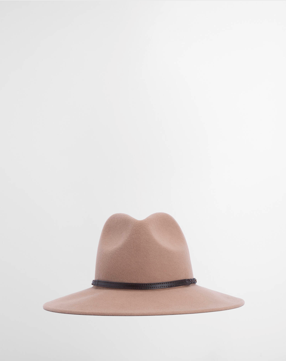 Barbour Tack Fedora Hat - Camel