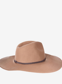 Barbour Tack Fedora Hat - Camel