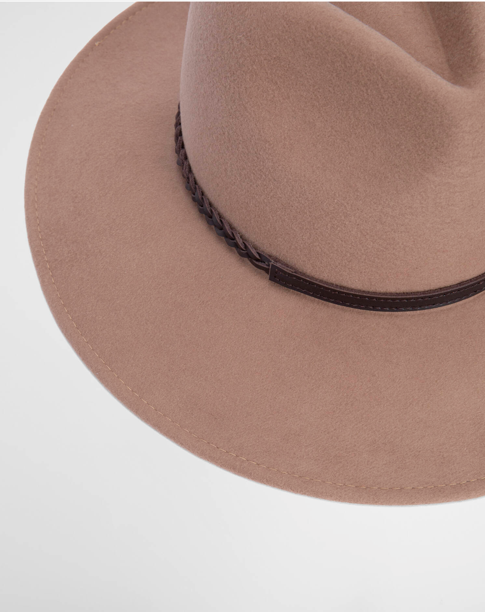 Barbour Tack Fedora Hat - Camel