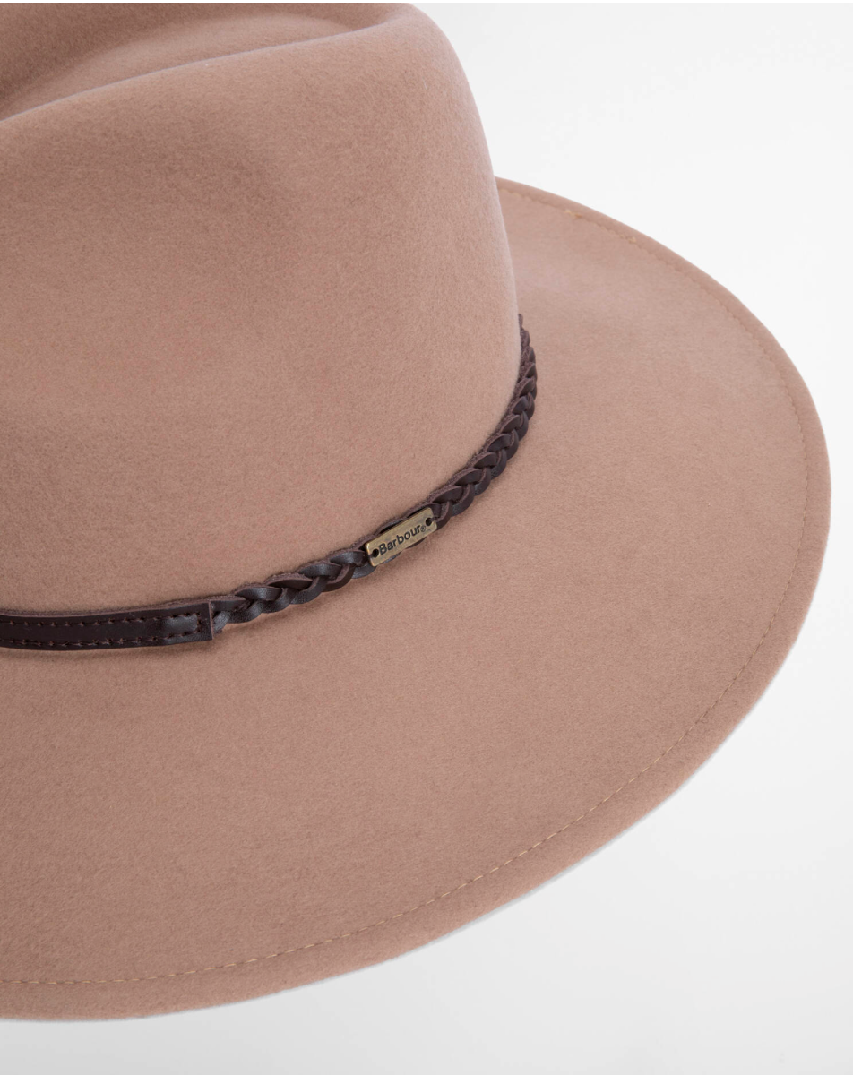 Barbour Tack Fedora Hat - Camel