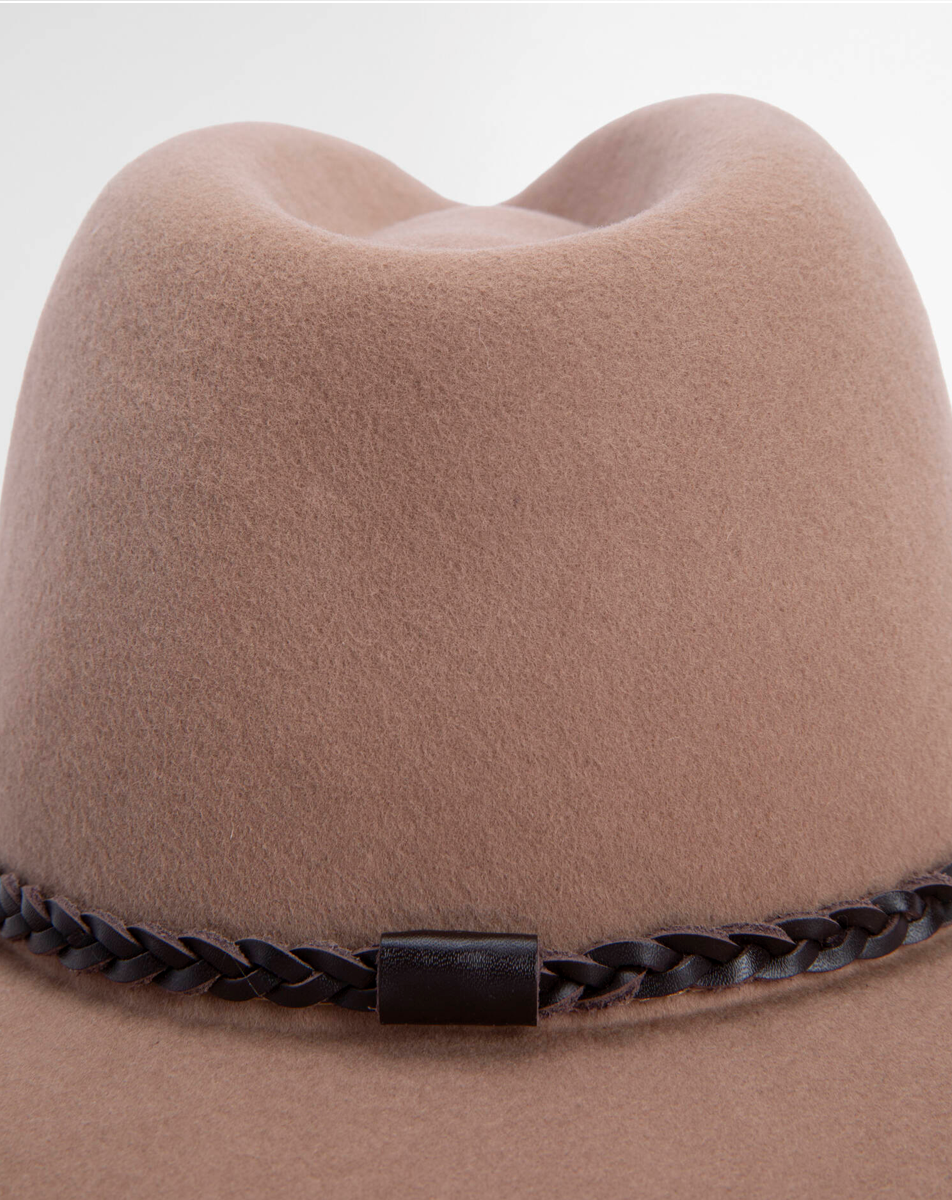Barbour Tack Fedora Hat - Camel