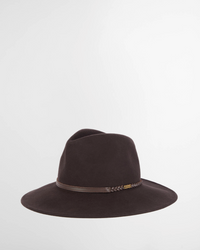 Barbour Tack Fedora Hat - Chocolate/Praline