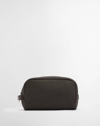 Barbour Wax Hanging Washbag - Olive/Beacon