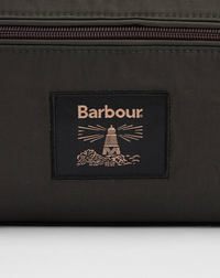 Barbour Wax Hanging Washbag - Olive/Beacon