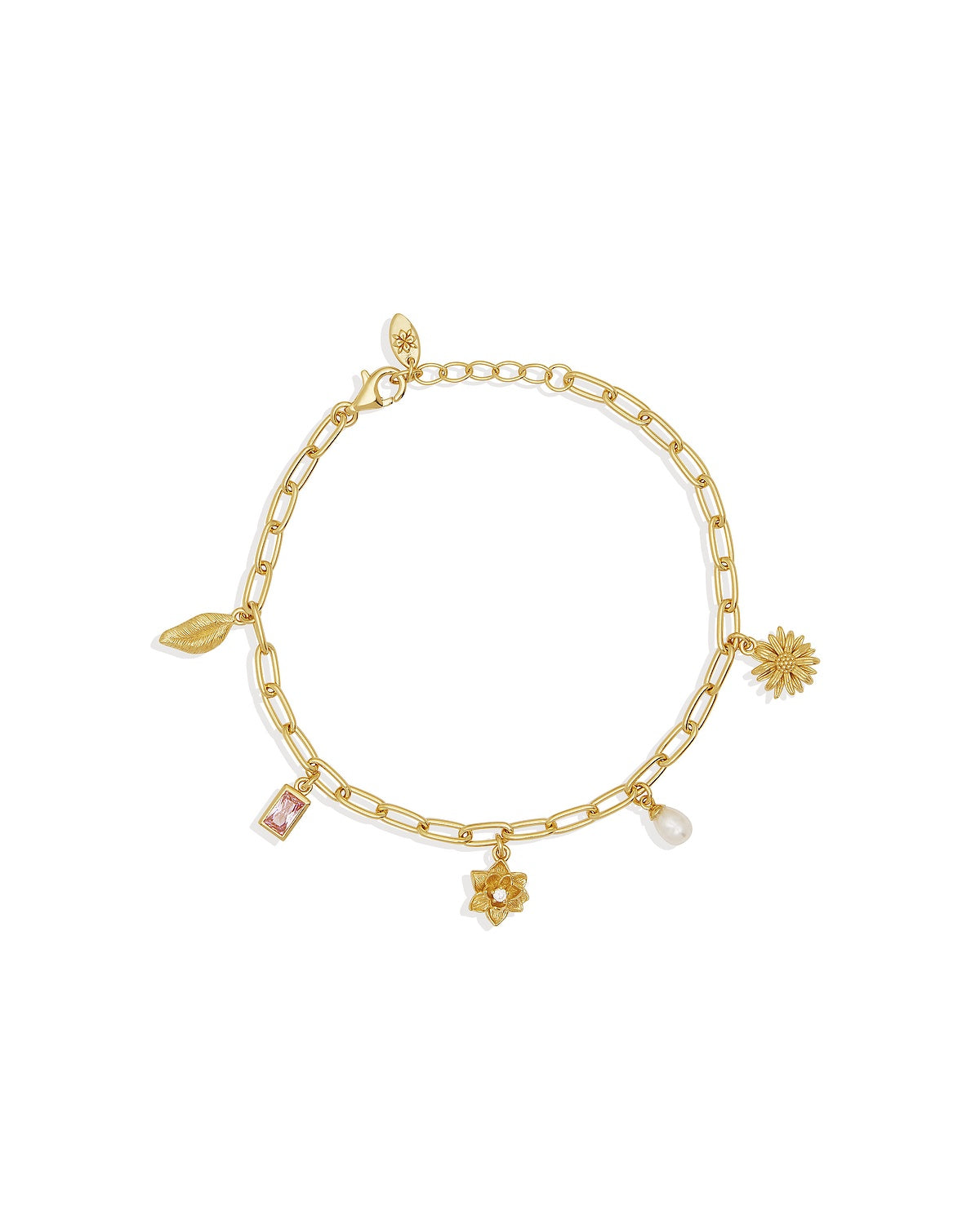 By Charlotte Bloom Within Lotus Bracelet - 18k Gold Vermeil
