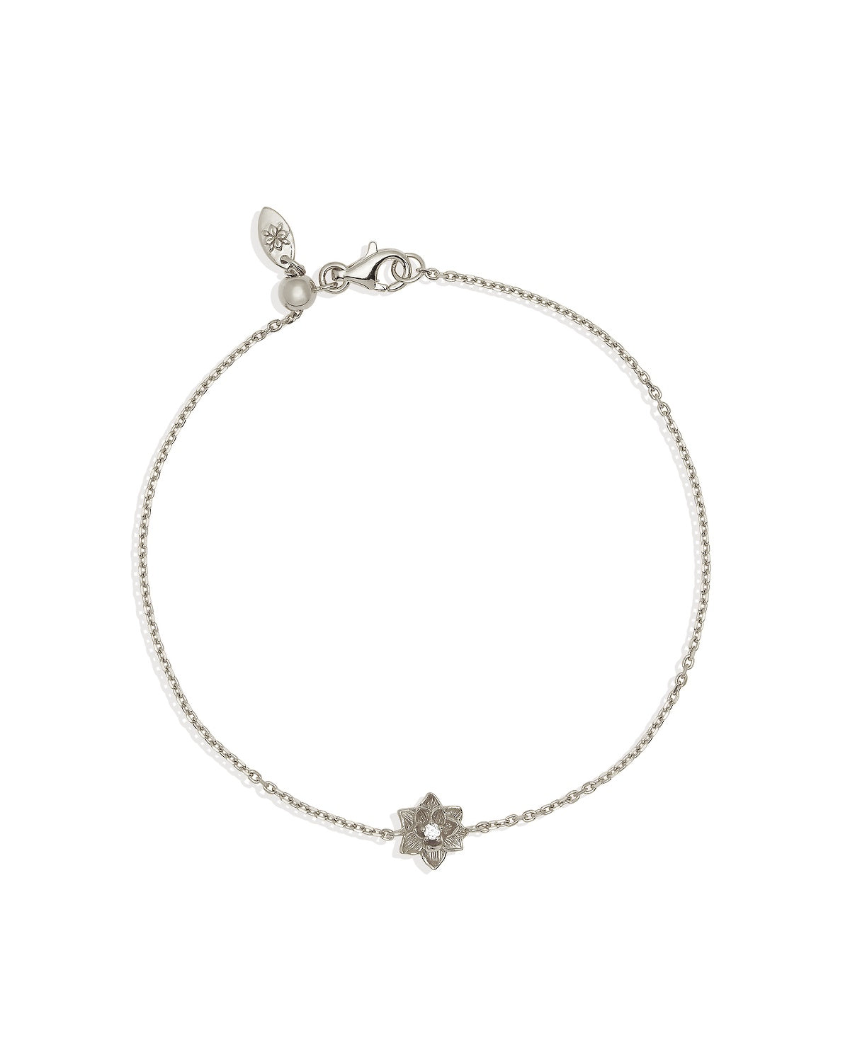 By Charlotte Bloom Within Lotus Bracelet - Sterling Silver