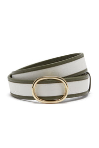 CABLE CREMORNE BELT - OLIVE