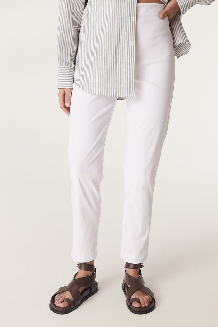 Cable Bell Pant - White