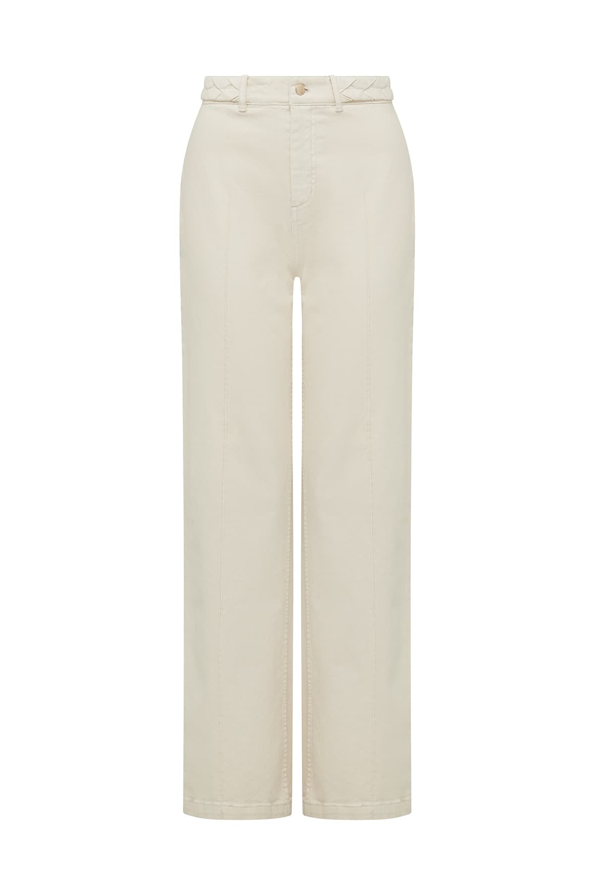 CABLE CARTER PANT - ECRU