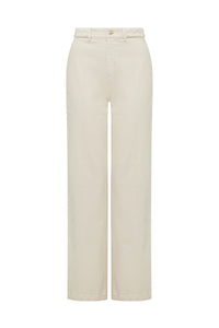 CABLE CARTER PANT - ECRU