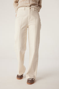 CABLE CARTER PANT - ECRU