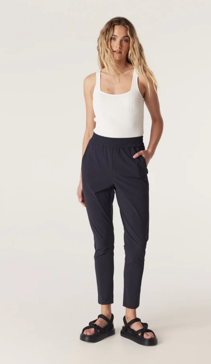 Cable Elle Slouch Pant - Navy