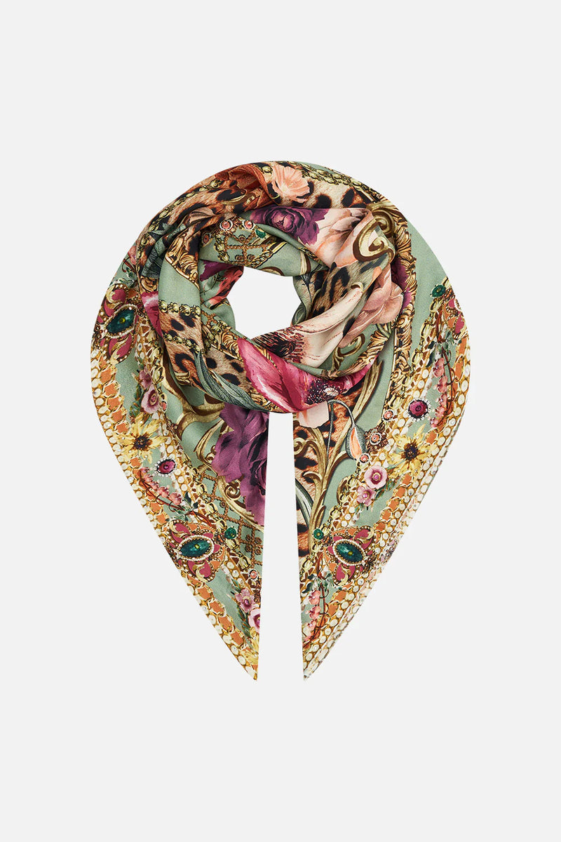 CAMILLA LARGE SQUARE SCARF - GROW AND GLOW
