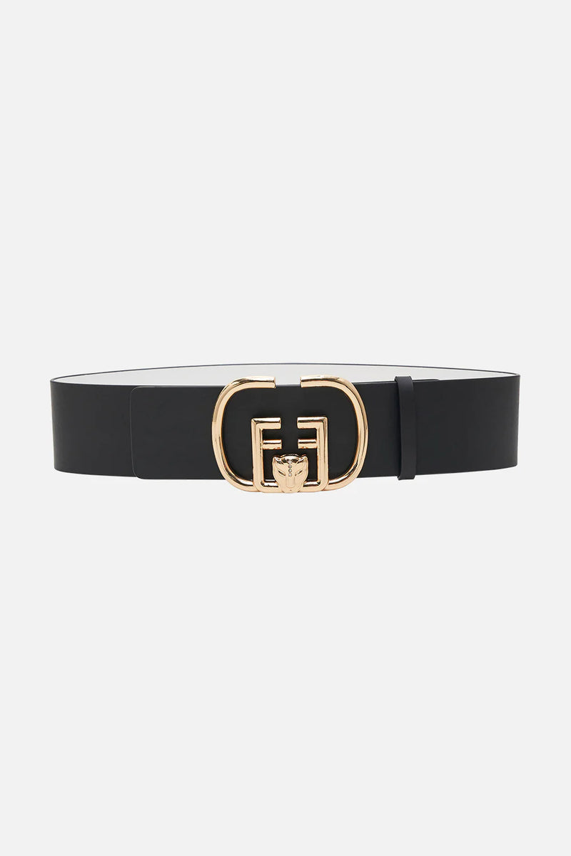 CAMILLA REVERSIBLE BUCKLE BELT - SOLID WHITE - ESCAPE CLOTHING