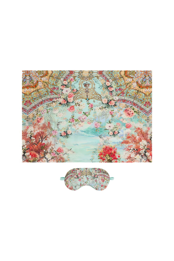 CAMILLA EYE MASK WITH TASSELS AND PILLOW CASE - JEWELLERY MUSEUM