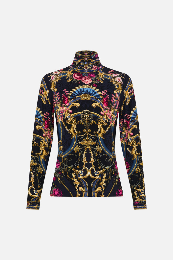 Camilla Jersey Turtleneck - Ornate On A Plate