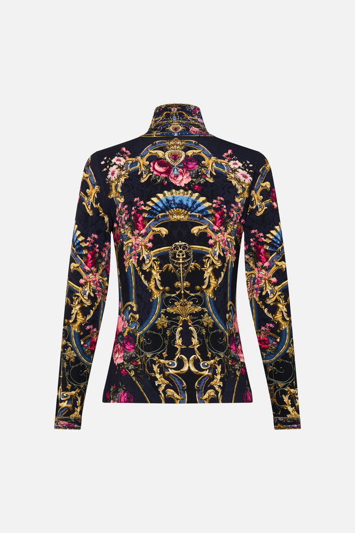 Camilla Jersey Turtleneck - Ornate On A Plate
