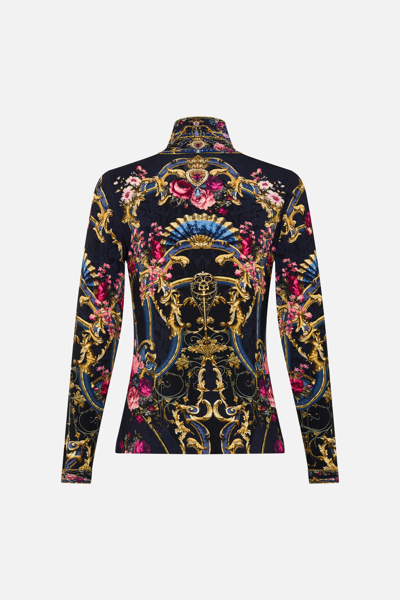 Camilla Jersey Turtleneck - Ornate On A Plate