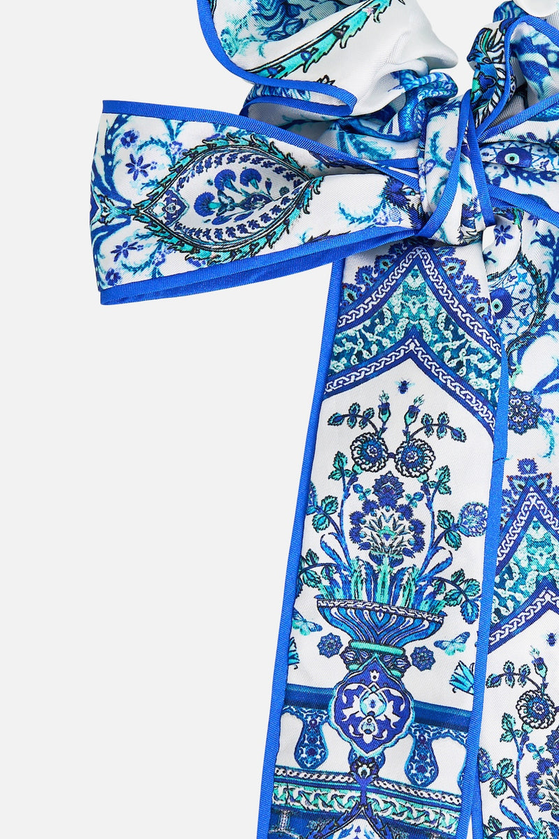 Camilla Scrunchie With Bow - Isnik Lullaby