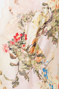 Camilla Ruffle Sleeve Short Dress - Twilight In Istanbul