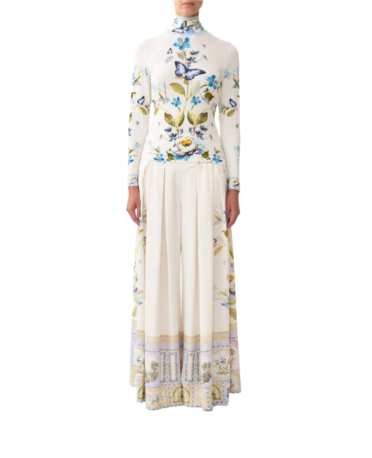 Camilla Jersey Turtleneck - Botanical Ballads