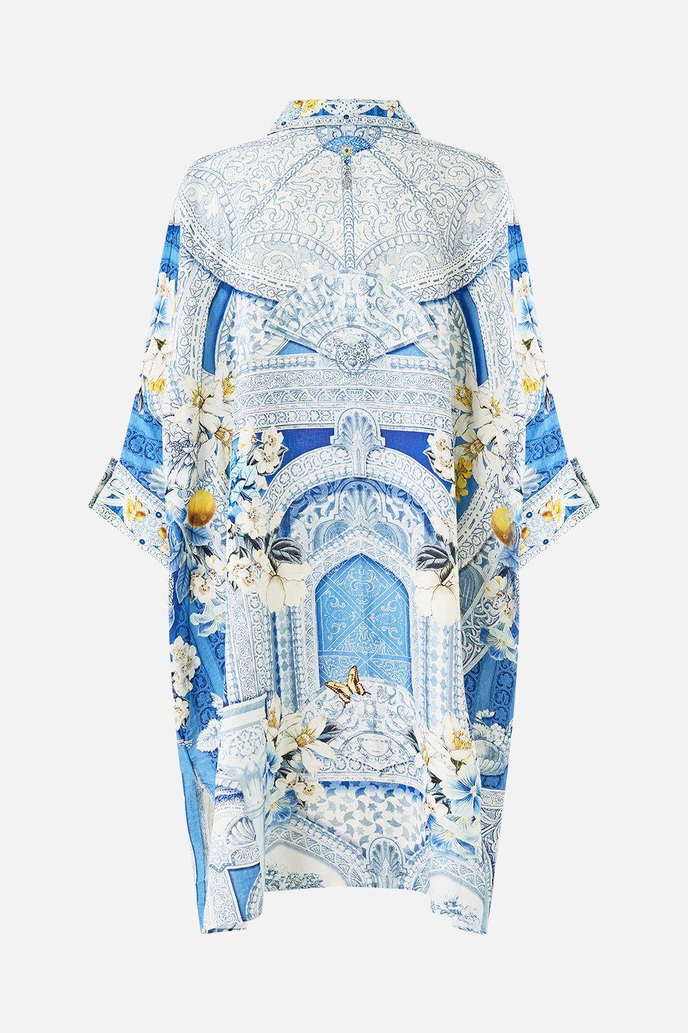 Camilla Wide Body Collared Kaftan - De Nada Granada