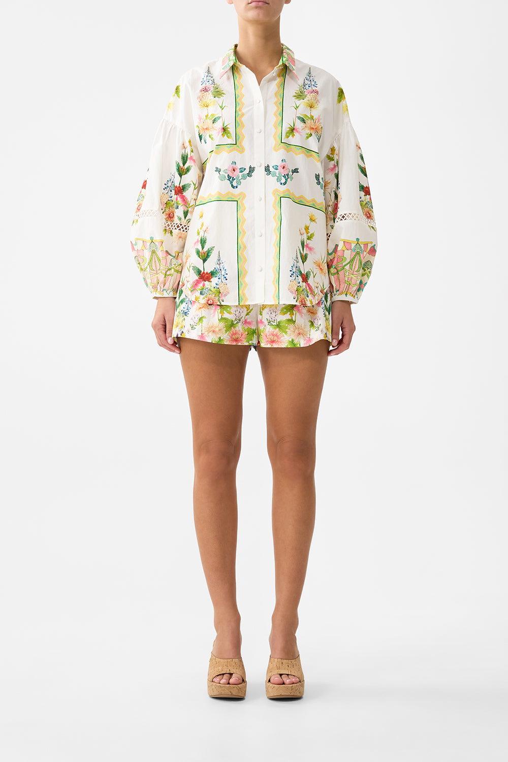 Camilla Balloon Sleeve Blouse - The Call Of Catalonia