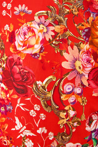 Camilla Tie Front Short Dress With Hem Ruffle - Olé Olé