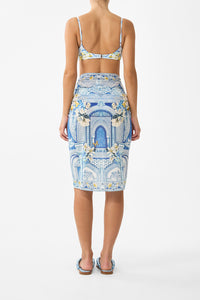 Camilla Woven Short Sarong With Tassels - De Nada Granada