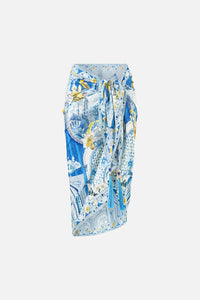 Camilla Woven Short Sarong With Tassels - De Nada Granada