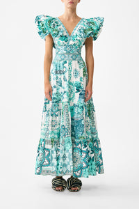 Camilla High Waisted Tiered Skirt - Balearic Bebé