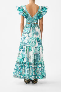 Camilla High Waisted Tiered Skirt - Balearic Bebé