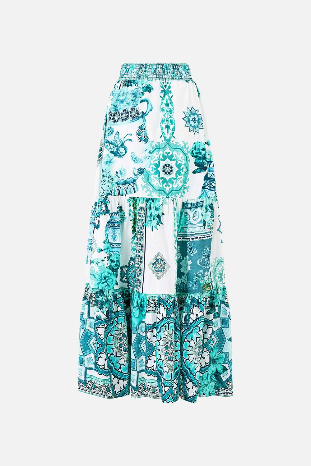 Camilla High Waisted Tiered Skirt - Balearic Bebé