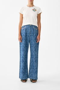 Camilla Slim Fit Round Neck T-Shirt - Meet Me In Mallorca