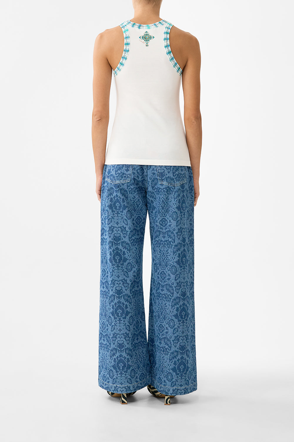 Camilla Jersey Tank Top - Balearic Bebé