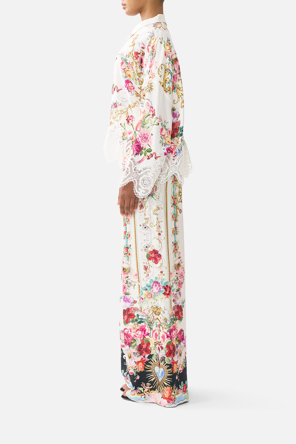 Camilla Cropped Relaxed Shirt - Torero Libertine