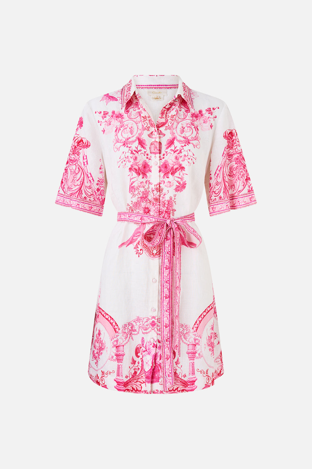 Camilla Short Shirt Dress - Living La Vida Rosa