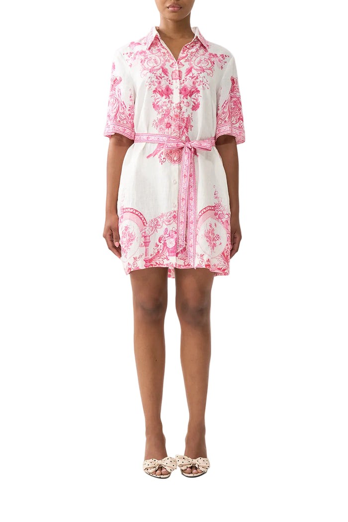Camilla Short Shirt Dress - Living La Vida Rosa