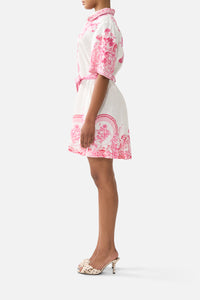 Camilla Short Shirt Dress - Living La Vida Rosa