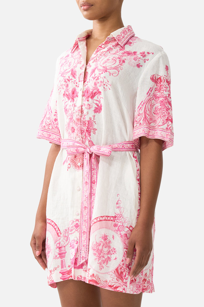 Camilla Short Shirt Dress - Living La Vida Rosa