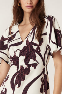 Cable Neve Dress - Iris Print