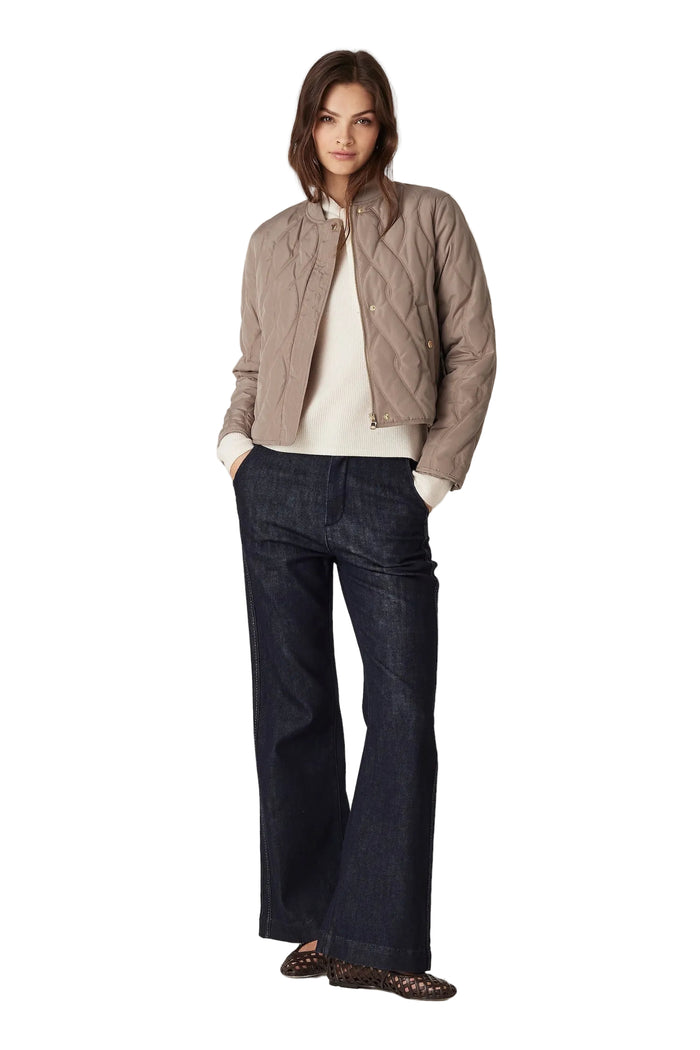 Cable Martina Puffer - Fawn