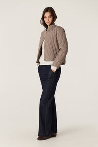 Cable Martina Puffer - Fawn