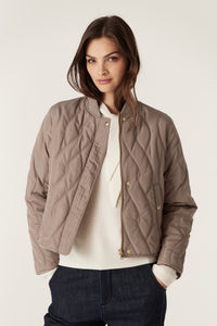 Cable Martina Puffer - Fawn
