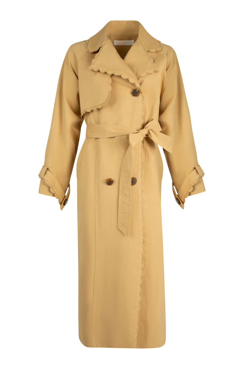 COOP TRENCH KISS - CAMEL