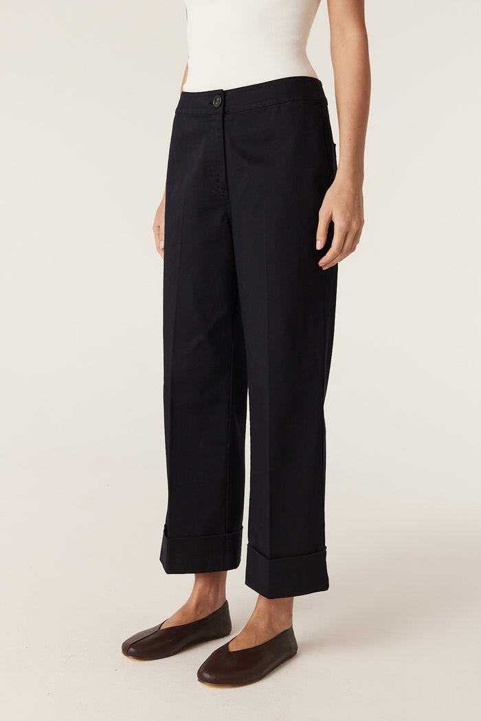 Cable Porto Pant - Navy
